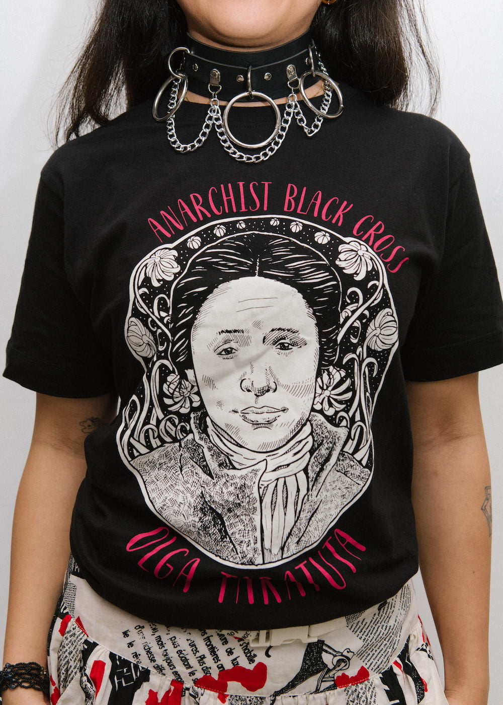 Anarchist Black Cross shirt | Photography by Ellie Ramsden for Freedom Press