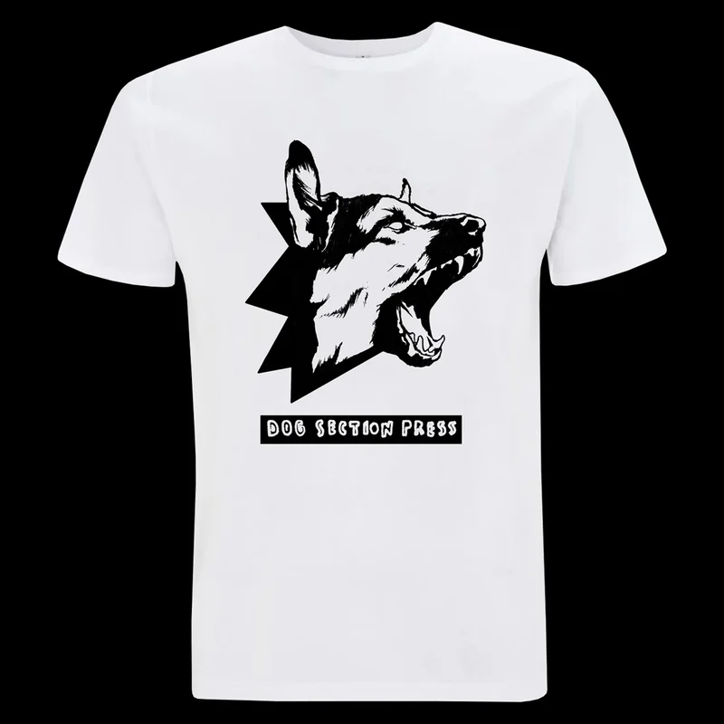 Dog Section Press logo t-shirt WHITE
