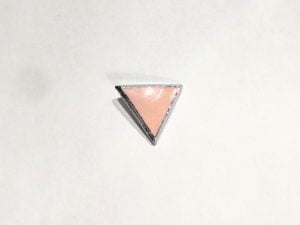 Pink Triangle Anti Nazi Queer Enamel Pin