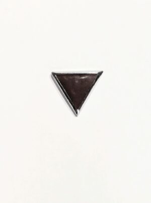 Brown Triangle Anti Nazi Enamel Pin